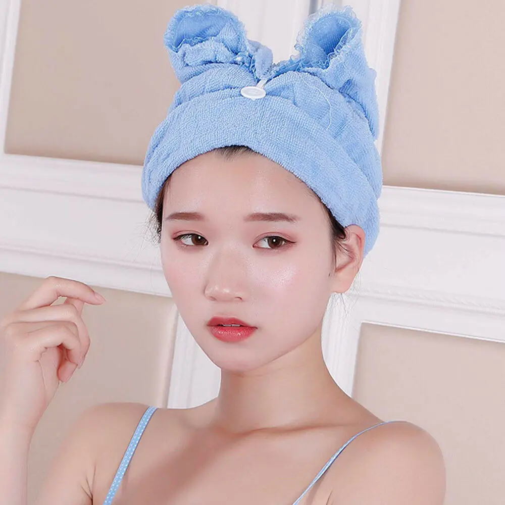 Волшебное полотенце из микрофибры Быстросохнущий волшебный тюрбан для сушки