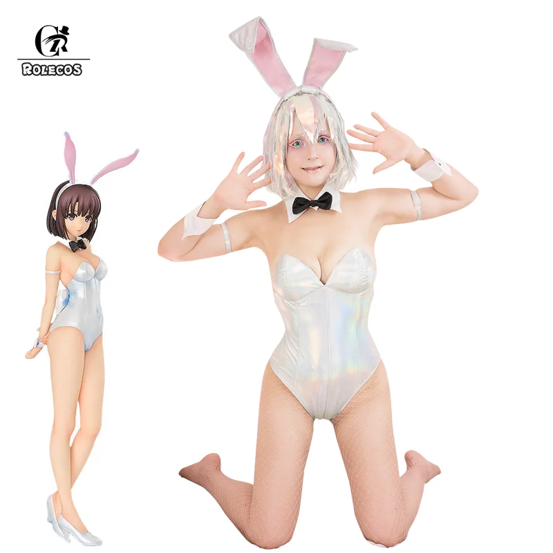 Костюм для косплея Kato Megumi ROLECOS соблазнительный костюм кролика из аниме Земля