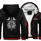 Мужская куртка на молнии Vikings Legend фильм таинственный меч уличная ветрозащитная куртка утепленная флисовая Толстовка Зимняя мужская с капюшоном