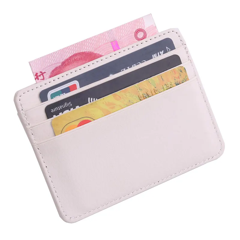 С окошком тонкая секция Мужчины Женщины Кредитная карта посылка Litchi из