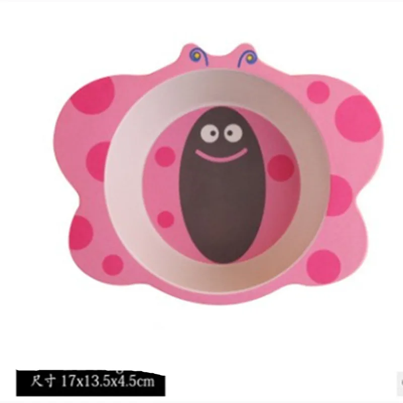 Посуда из бамбукового волокна Детская миска мультяшная детская для еды