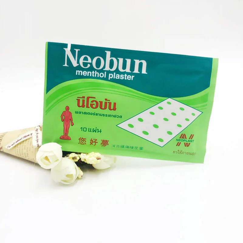 Ментол 40 шт./4 сумки Таиланд боли вставить лечение артрита периартрит патч в