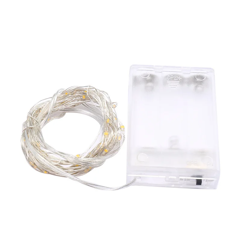 

LED Copper Wire Light String Button Battery Box Light String Christmas Day Decoration Light String