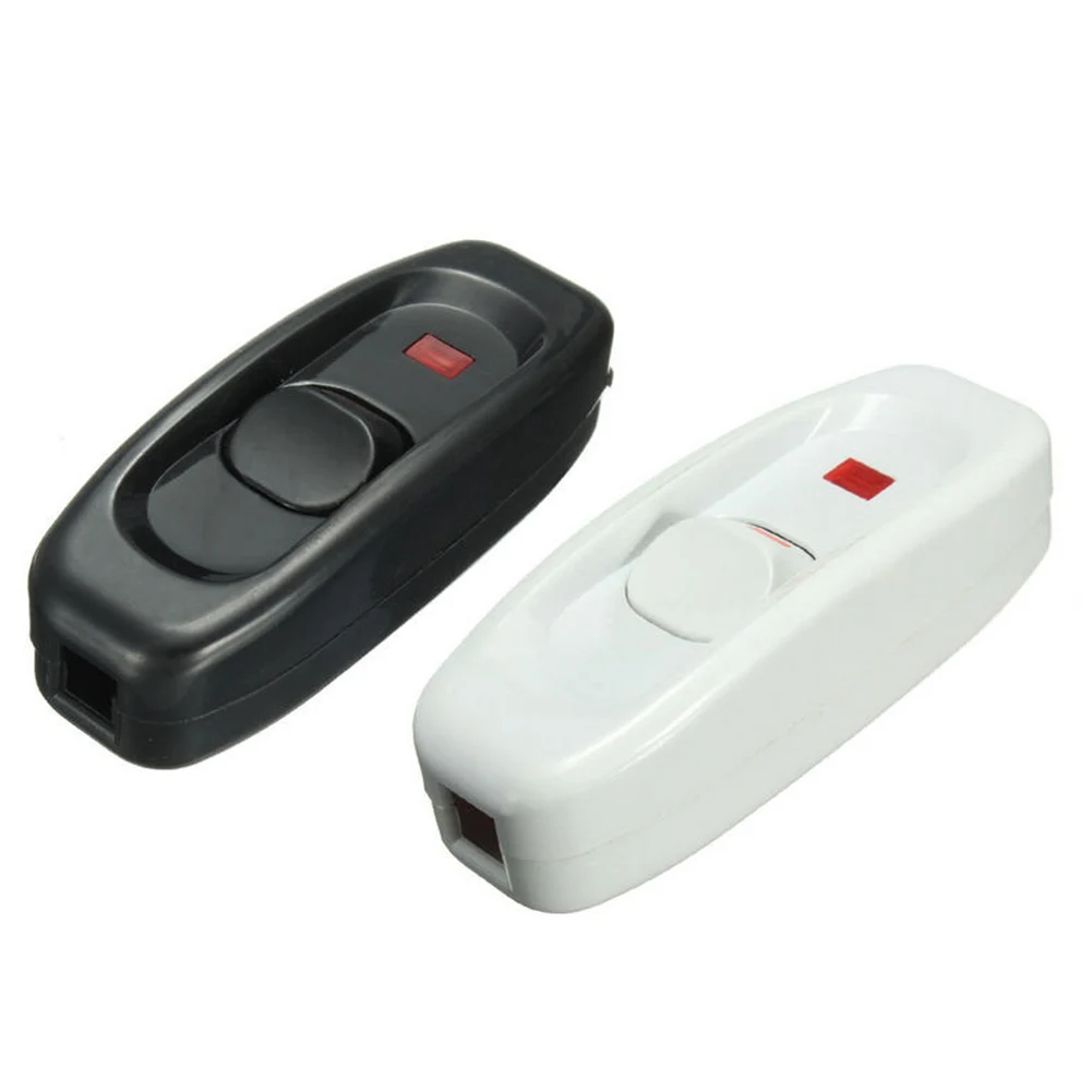 

10A Plastic Living Room Table Lamp On-Off Accessories Multifunction Electronic Home Inline Bedroom Light Switch