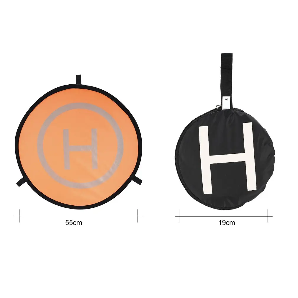 

55/75cm Fast-fold Landing Pad Universal FPV Drone Parking Apron Foldable Pad For DJI Spark Mavic Pro FPV Racing Drone Accessory