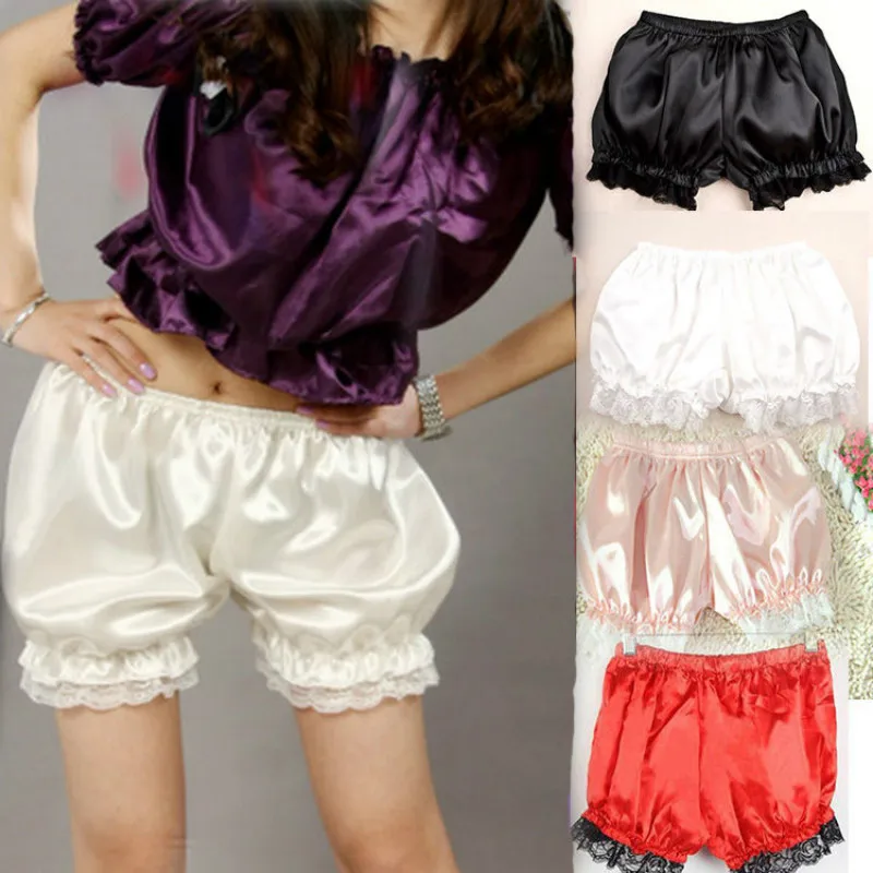 Женская Мини кружевная короткая юбка ниже юбки, платье-шаровары, летние свободные эластичные шорты