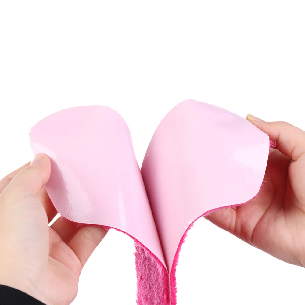 1 пара моющиеся Ванная комната теплый плюш сиденье для унитаза наполнения мягкие