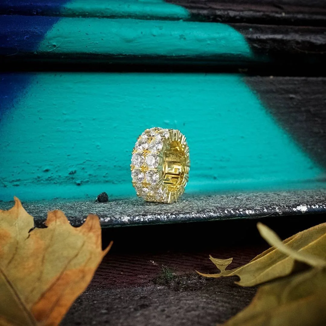 Роскошное кольцо в стиле хип хоп для мужчин и женщин Ювелирное Украшение панк рок