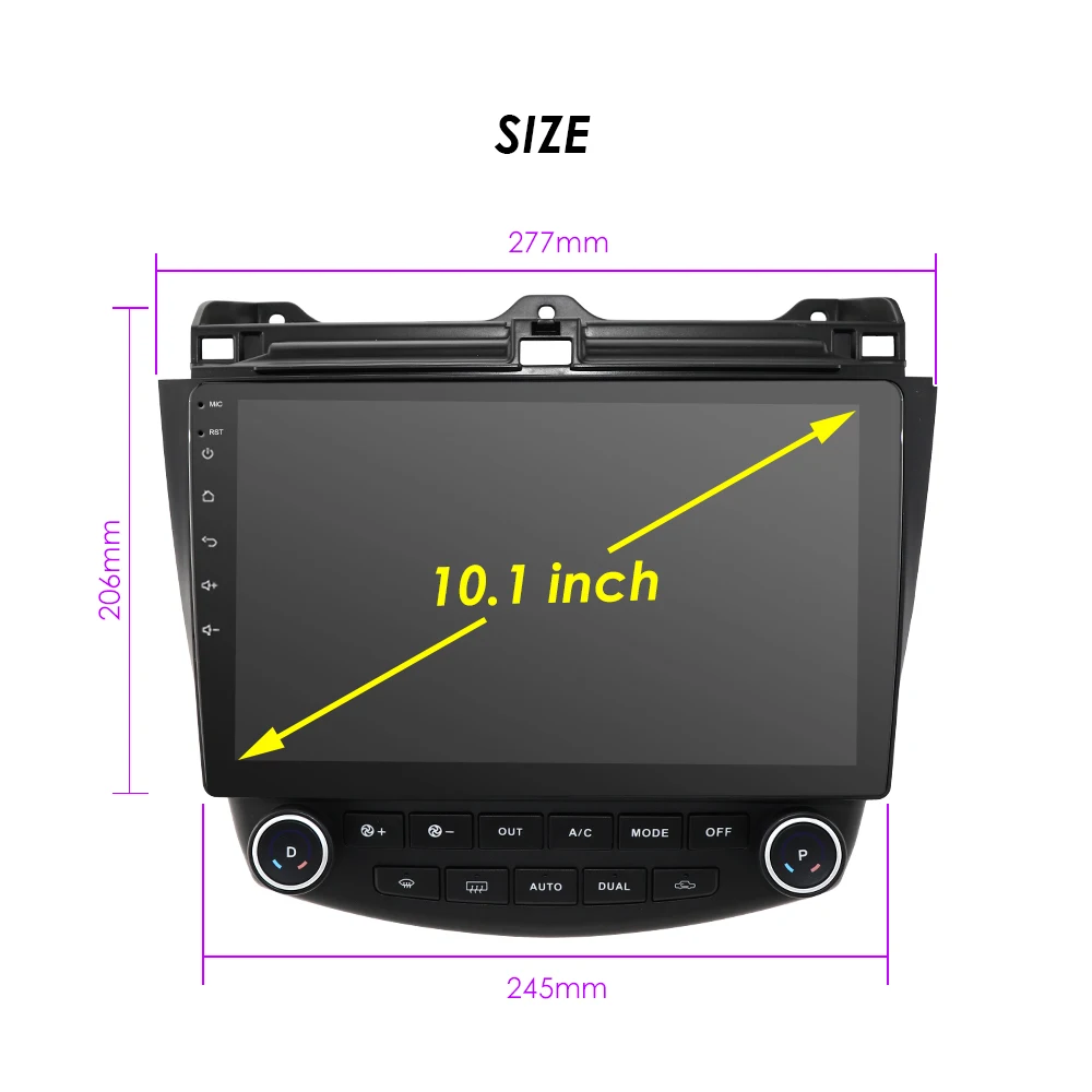 Автомагнитола 2 Din на Android для Honda Accord 7 10 1 2003 2004 2005 2006 | Автомобили и мотоциклы
