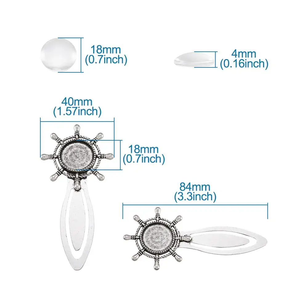 Прозрачный стеклянный кабошон в форме купола 18 мм чехол для рукоделия портретный