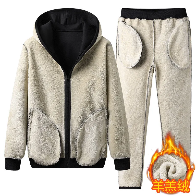 

2021 Fishing Clothes Men Outdoor Pants Fishing Suit for Winter Shirt Hiking Velvet Trousers Warm Jacket Fishing Wear Hooded