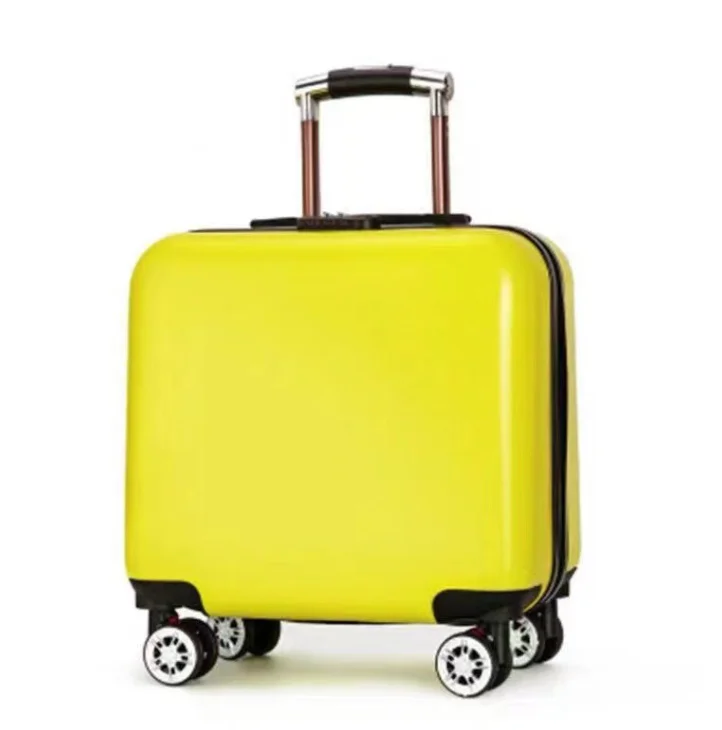 

Высокое качество, распродажа, Модный стильный женский ABS 18 дюймов, чемодан на колесиках, дорожная сумка