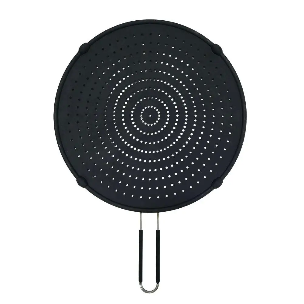 

Kitchen Cooking Splatter Screen Guard Nonstick Oil Grease Pan Lid For Kitchen Frying Pan Skillet Cooking Silicone 32 x 45 x 1cm