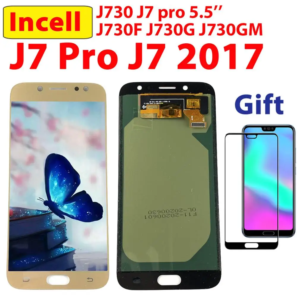 100% тест работы хорошо Incell ЖК дисплей для Samsung Galaxy J7 2017 Pro Сенсорный экран
