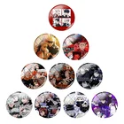 Стеклянная фурнитура для фотосъемки ююзютсу Kaisen JUMP COMICS BATTO, кабошон 12151618202530 мм, аксессуары для изготовления ювелирных изделий с плоской задней стороной