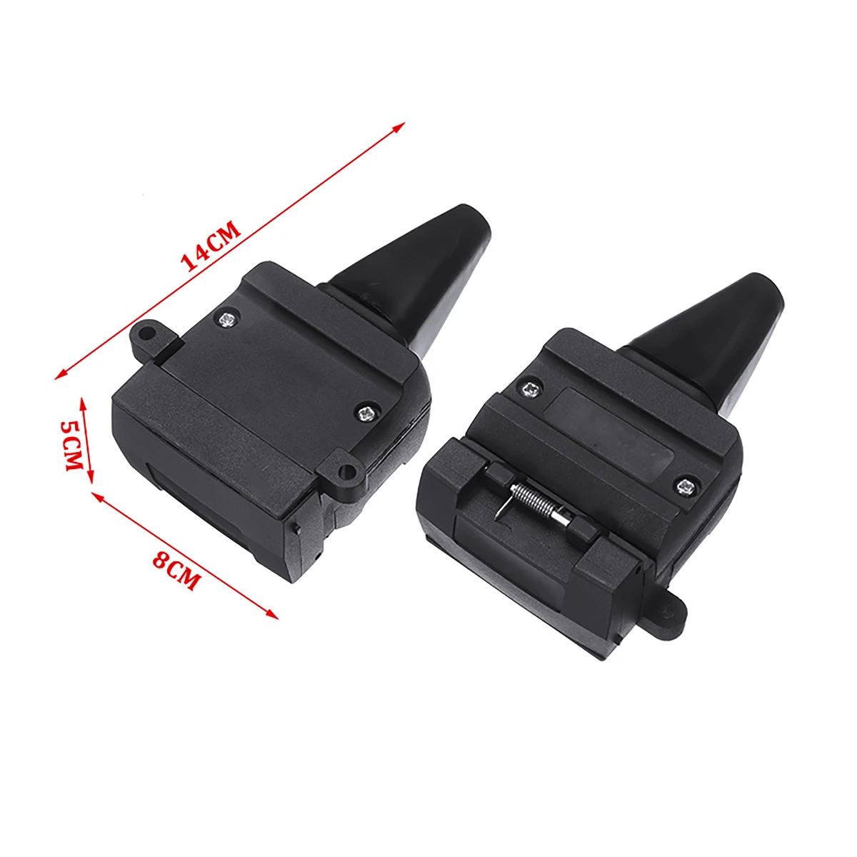 1pair 12 Pin Auto Flat Trailer Socket Plug Set Connector Female Male Boat Caravan Camper Adapter | Автомобили и мотоциклы