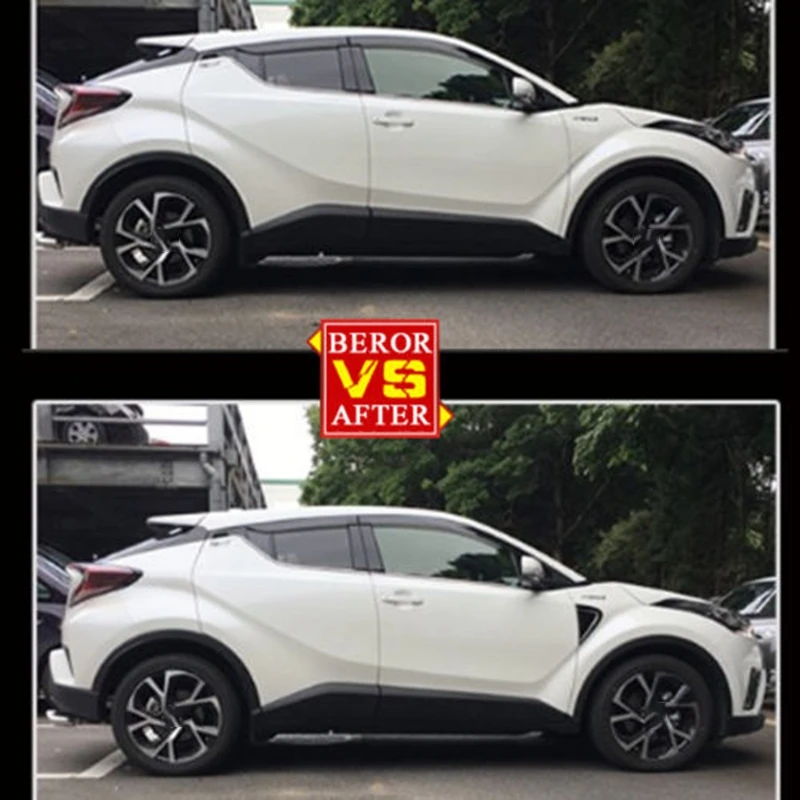 2Pcs Car Side Wing Air Flow Fender Grill Intake Vent Trim for Toyota CHR C-HR 2016-2018 | Автомобили и мотоциклы
