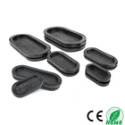 110 шт.лот овальная резиновая втулка для проводов прокладка зажим электрическая коробка уплотнительное кольцо для впускного отверстия Пылезащитная заглушка 22 мм 25 мм 30 мм протектор кабеля