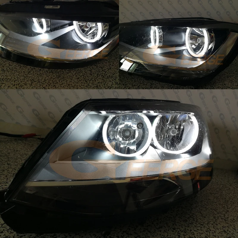 Для Volkswagen VW Sharan 7N 2010 2011 2012 2013 2014 2015 отличный ультра яркий CCFL ангельские глазки