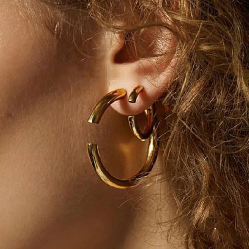 Женское кольцо гвоздик из нержавеющей стали 2019 2020|Серьги-кольца| |