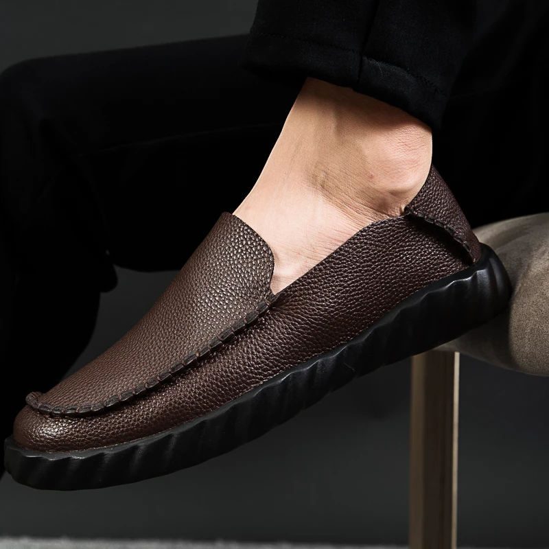 

Мужская кожаная повседневная обувь, кожаная повседневная обувь, мужская обувь, удобная мужская обувь, горячая Распродажа, модная