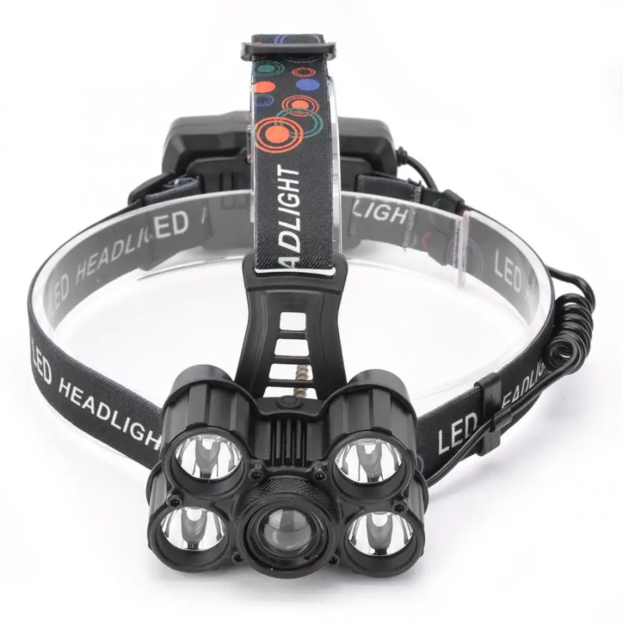 Налобный фонарь светодиодный алюминиевый сплав налобный на головке сильный