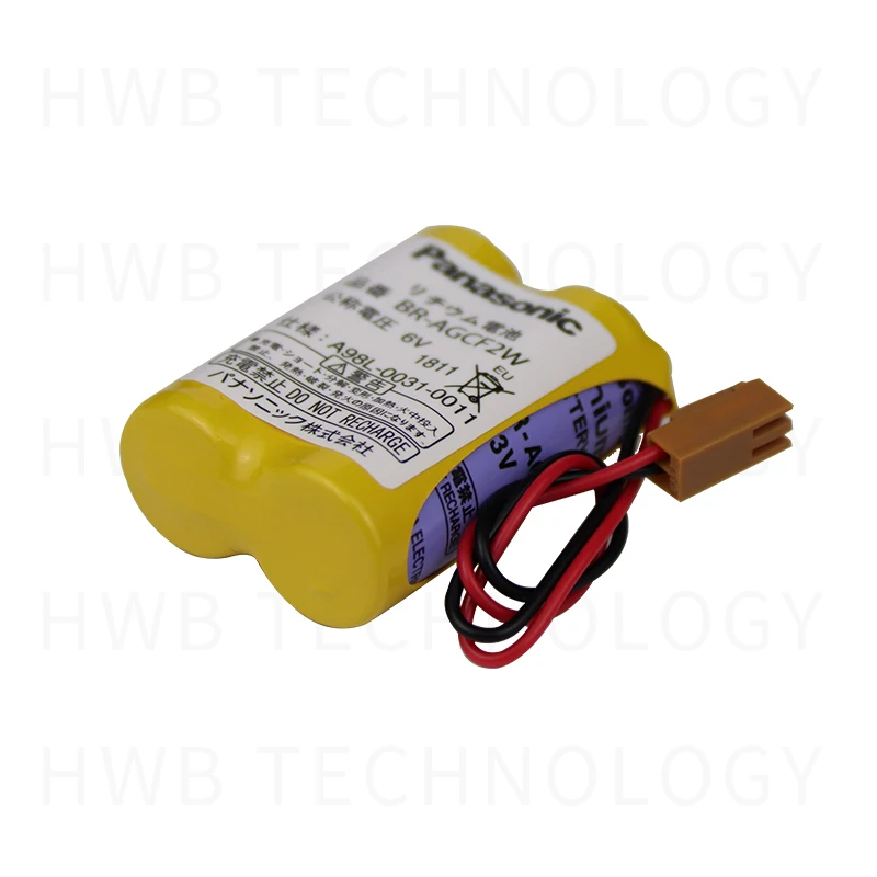2 шт./лот push Out 100% оригинальный новый аккумулятор для Panasonic BR-AGCF2W с вилкой 6В PLC FANUC