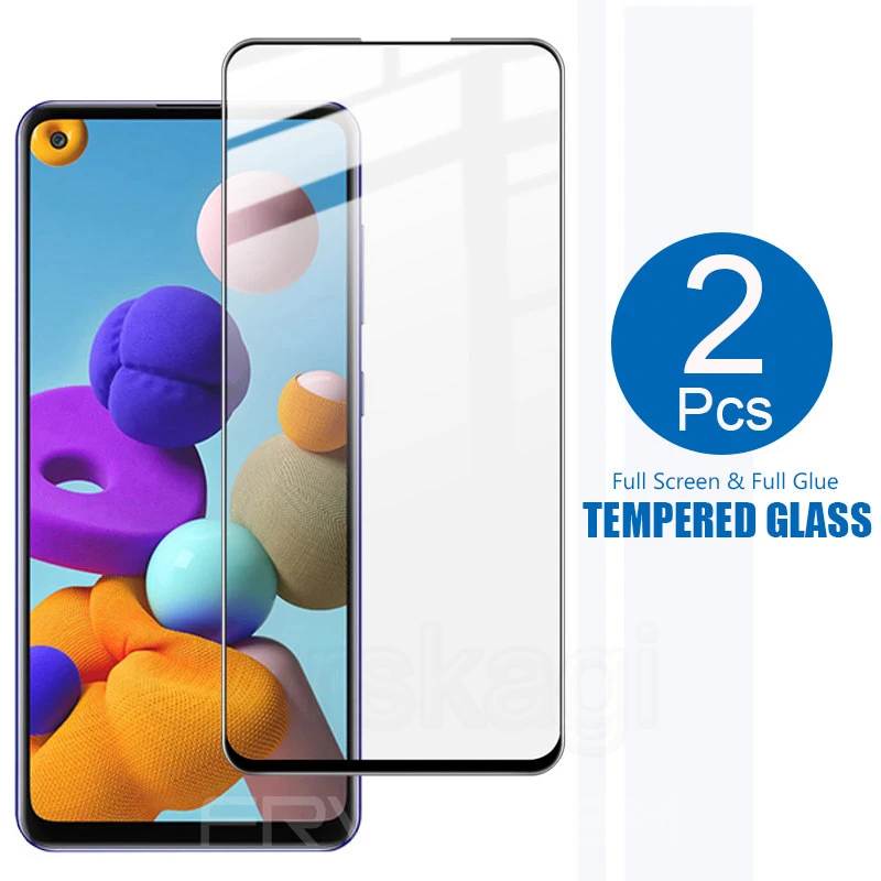 2 шт. защитная пленка для Samsung Galaxy A21S A31 A41 A51 A71 A01 A11 M21 M31 M11 M01|Защитные стёкла и