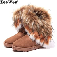 2019women winter warm boots antiskid outsole lady snow boot shiny brand fashion style easy wear hairy ankle boots plus size36 42