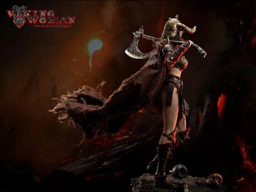 1/6 Scale Action Figure doll Viking Woman Metal Skeleton Seamless Body Female Pirate Model 12&quot Collectible Figures Plastic Toys | Игрушки