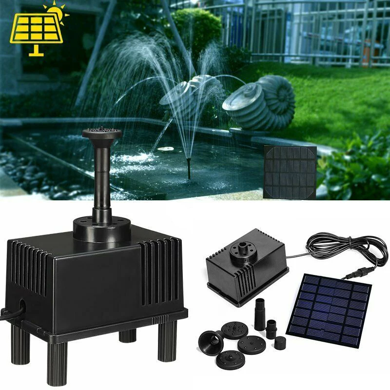 

180L/H Mini Solar Powered Submersible Fountain Pump Watering Garden Supplies Pond Fish Tank Submersible Water Pump 7V