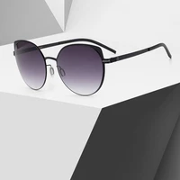 2022 new sunglasses women brand design medical stainless steel non screw eyeglasses frame super light eyewear tang