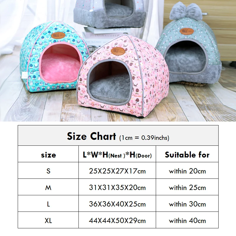 Забор для палаток домашних животных Лежанка-домик кошек/маленькие собаки 2-в-1