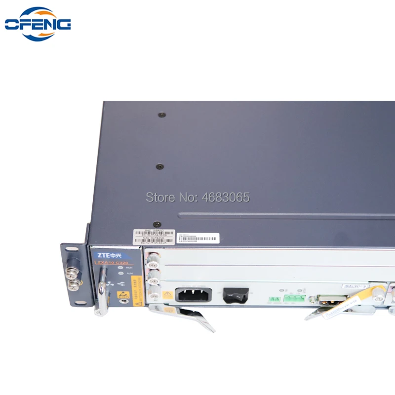 1G DC ZTE C320 OLT шасси + 2 * SMXA с GTGO GTGH 8 портами 16 mini GPON con tarjeta 1GE | Мобильные телефоны и