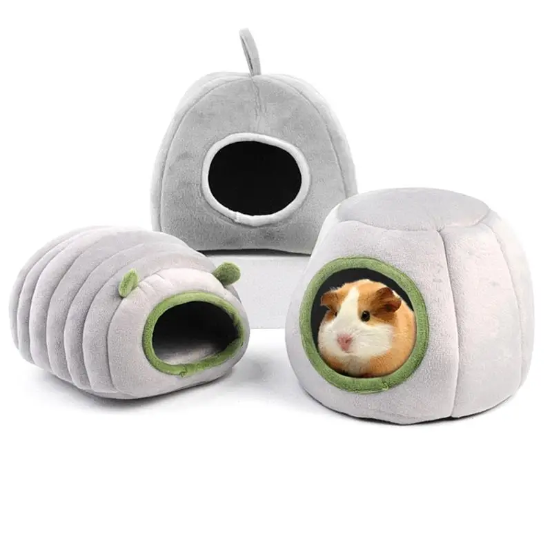 

Creative Warm Hamster Bed Pet Semi Close House Nest For Hamster Hedgehog Rabbits Dutch Rats Small Animal Supplies Accessories