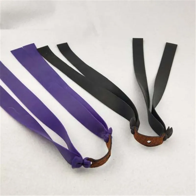 

Outdoor Slingshot Double Flat Rubber Band Thickness Catapult Natural Latex Flat Elastic for Shooting