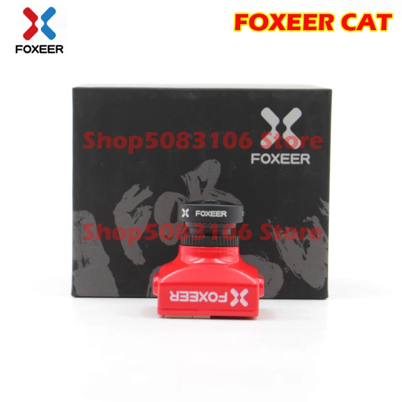 Foxeer CAT Super Starlight FPV ccarmara 0.0001lux baja latencia noche vuelo Cara FPV 16:9/4:3 PAL/NTSC conmutable soporte de 5-4