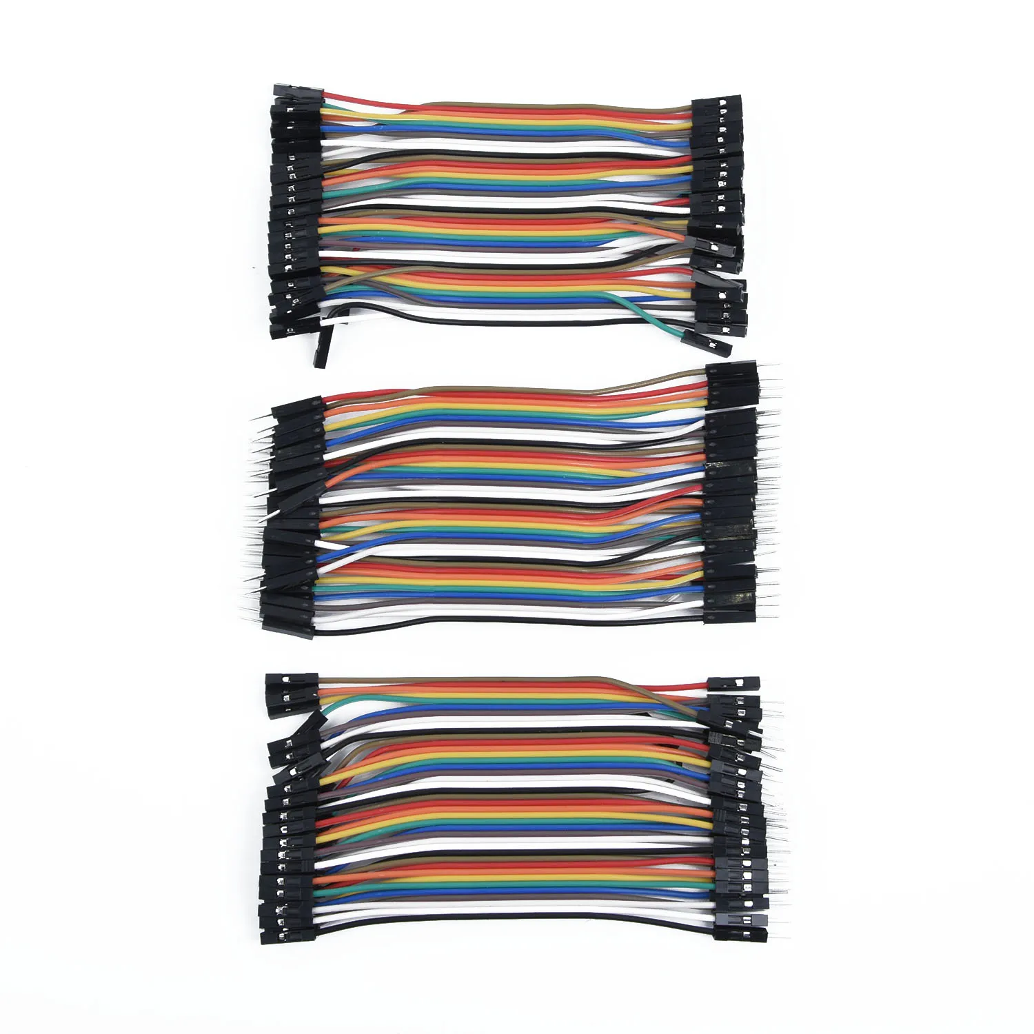 

11cm New Good Dupont Type Jumper Cable Breadboard M-F Male To Female Set Of 120
