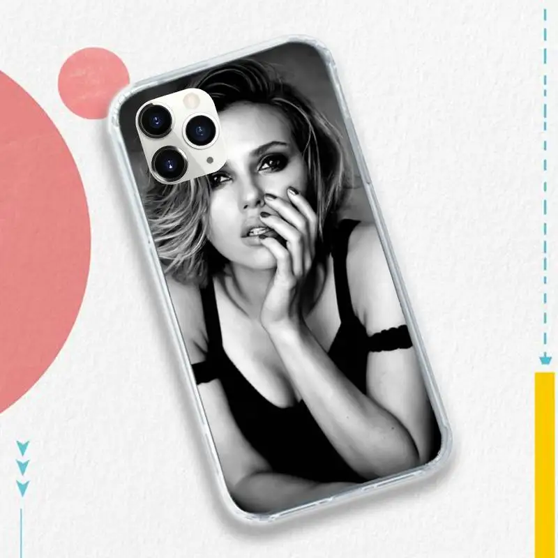 

Scarlett Johansson high quality Phone Case for iPhone 11 12 pro XS MAX 8 7 6 6S Plus X 5S SE 2020 XR
