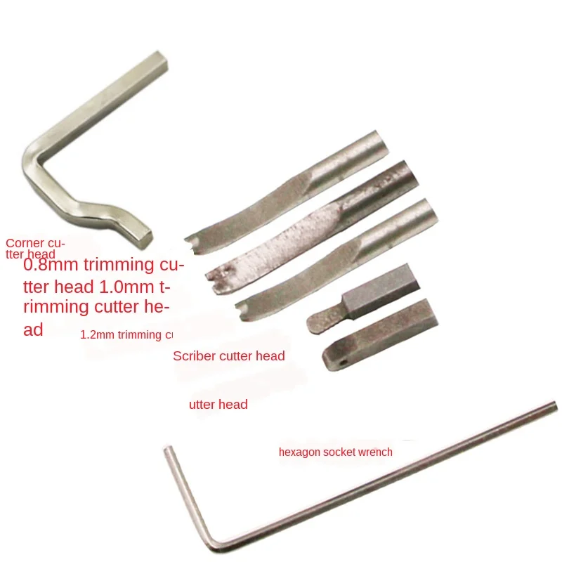 7 in 1 DIY Leather Craft Adjustable Stitching Groover Crease Tools Tool Edge Sewing Set | Дом и сад