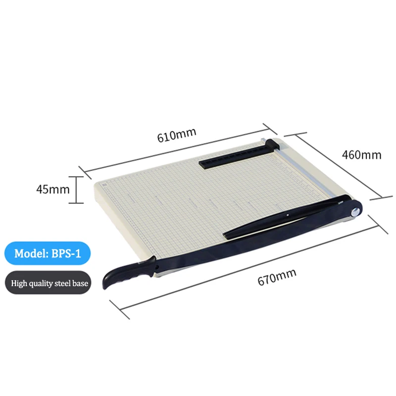 BPS-3 Сталь Бумага резак B4 ручной Офис инструмент гильотинные фото Графический