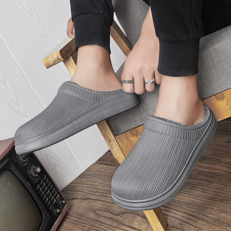 

2021 New Spring Home Cotton Slippers All Season Flip Flops EVA Hemp Indoor Men Thick Sole Japanese Style