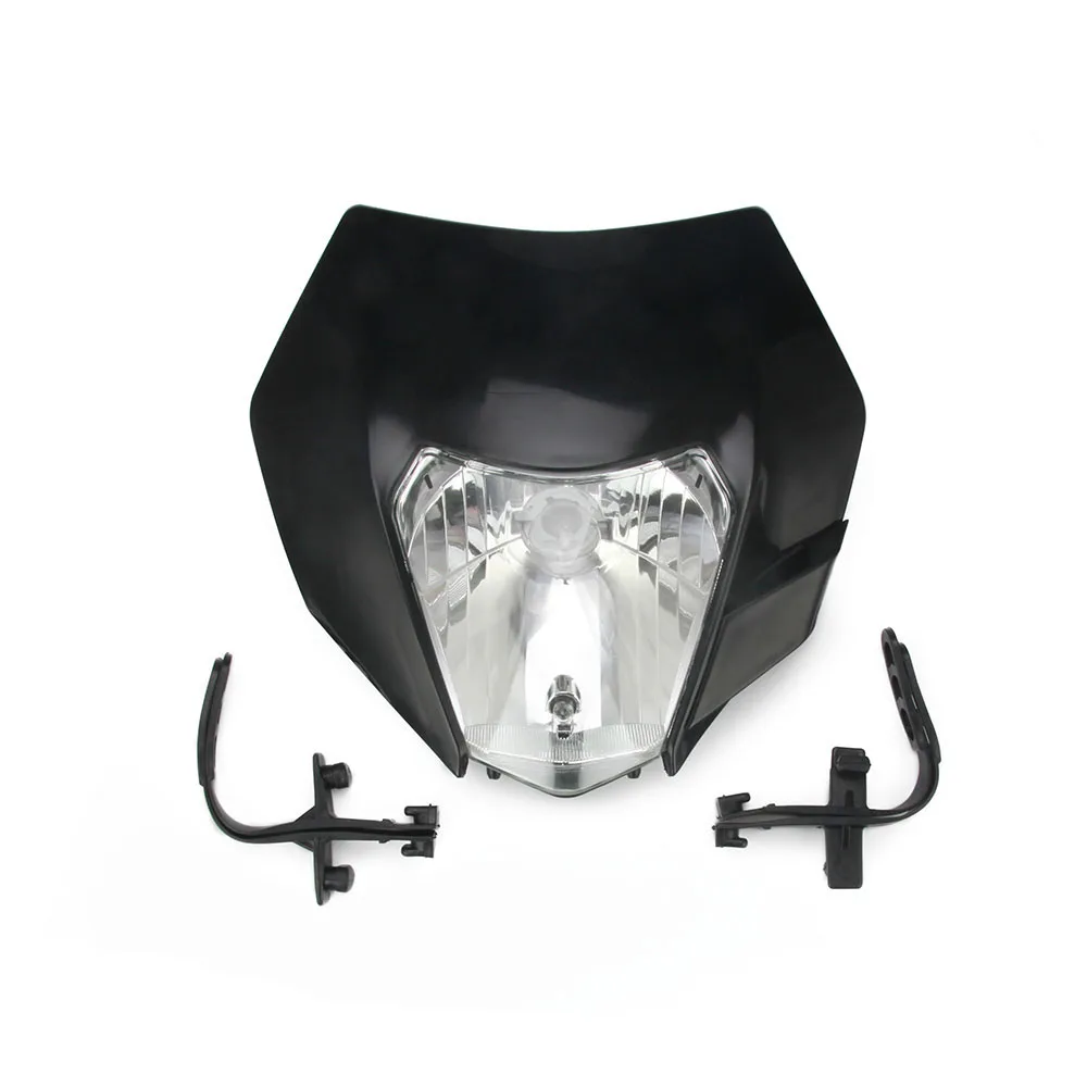 Мотоцикл Универсальный фары Ligth Street для KTM EXC EXCF SX XC XCW MX SMR SXS 125 250 350 450 500 505 520 530 - Цвет: black A