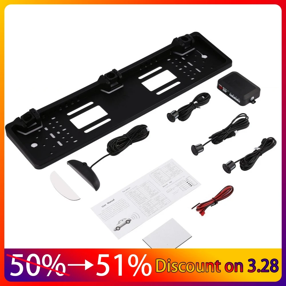 Светодиодный радар заднего хода Автомобильная Европейская система парковки