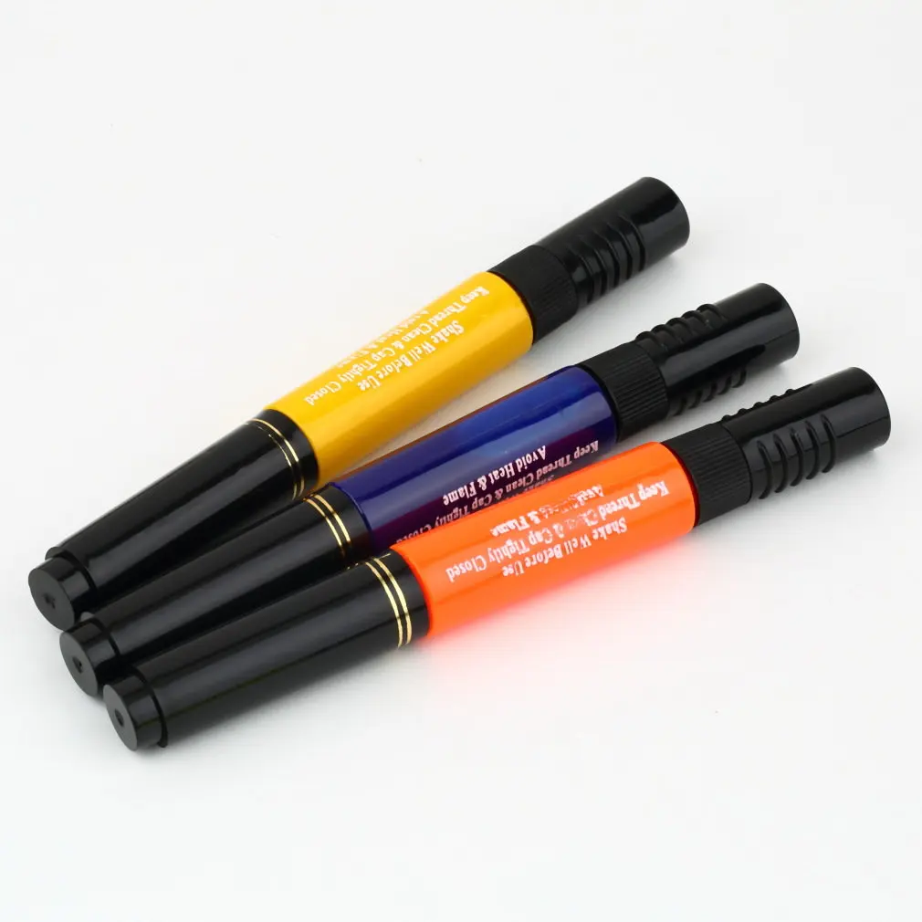 

12 Color Nail Art Varnish Polish Pen Liner 2 Way Brush For Painting Drawing