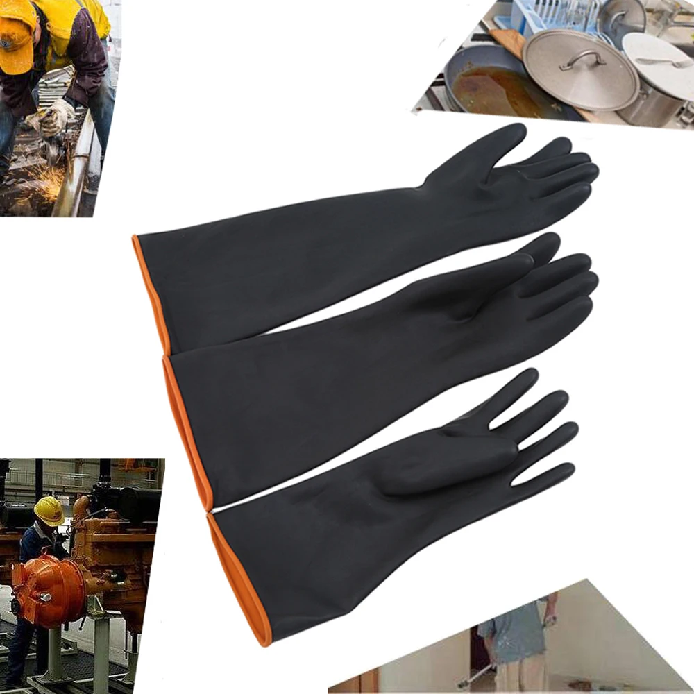 Утолщенные Промышленные Латексные Перчатки 1 пара водонепроницаемые