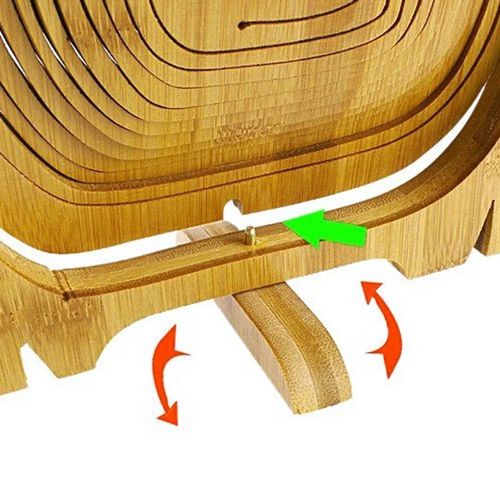 Складная плетеная корзина многофункциональные термостойкие Нескользящие