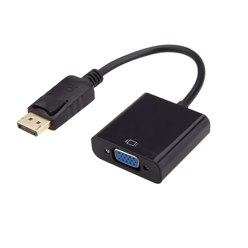 Стандартный DP в VGA конвертер Displayport адаптер кабель подключен ТВ проекционный