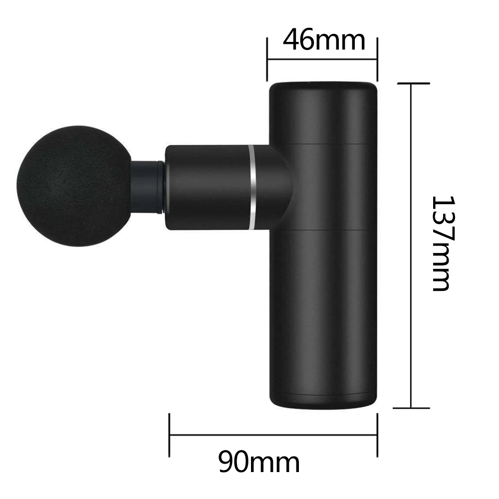 Новый дизайн перезаряжаемый карманный массажный пистолет для глубоких