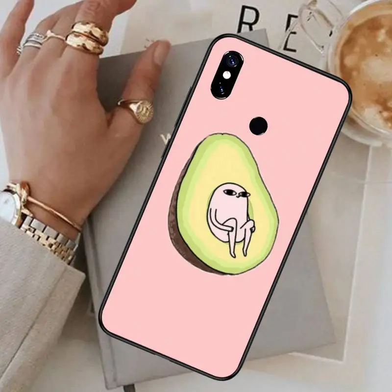 

Cute cartoon avocado Phone Case For Xiaomi Redmi 7 8 9t a3Pro 9se k20 mi8 max3 lite 9 note 9s 10 pro
